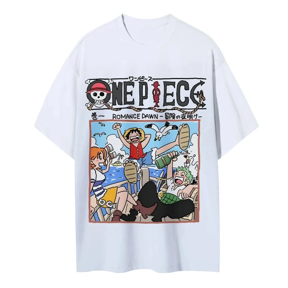 

One Piece T-shirt - Men's/Women's - Cotton - Summer 2026 New Design - Comfortable to Wear