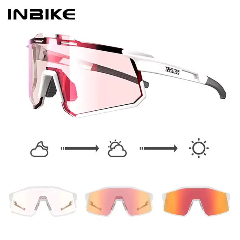 

INBIKE профессиональные женские велосипедные солнцезащитные очки фотохромные велосипедные очки уличные спортивные очки UV400 ветрозащитные велосипедные очки