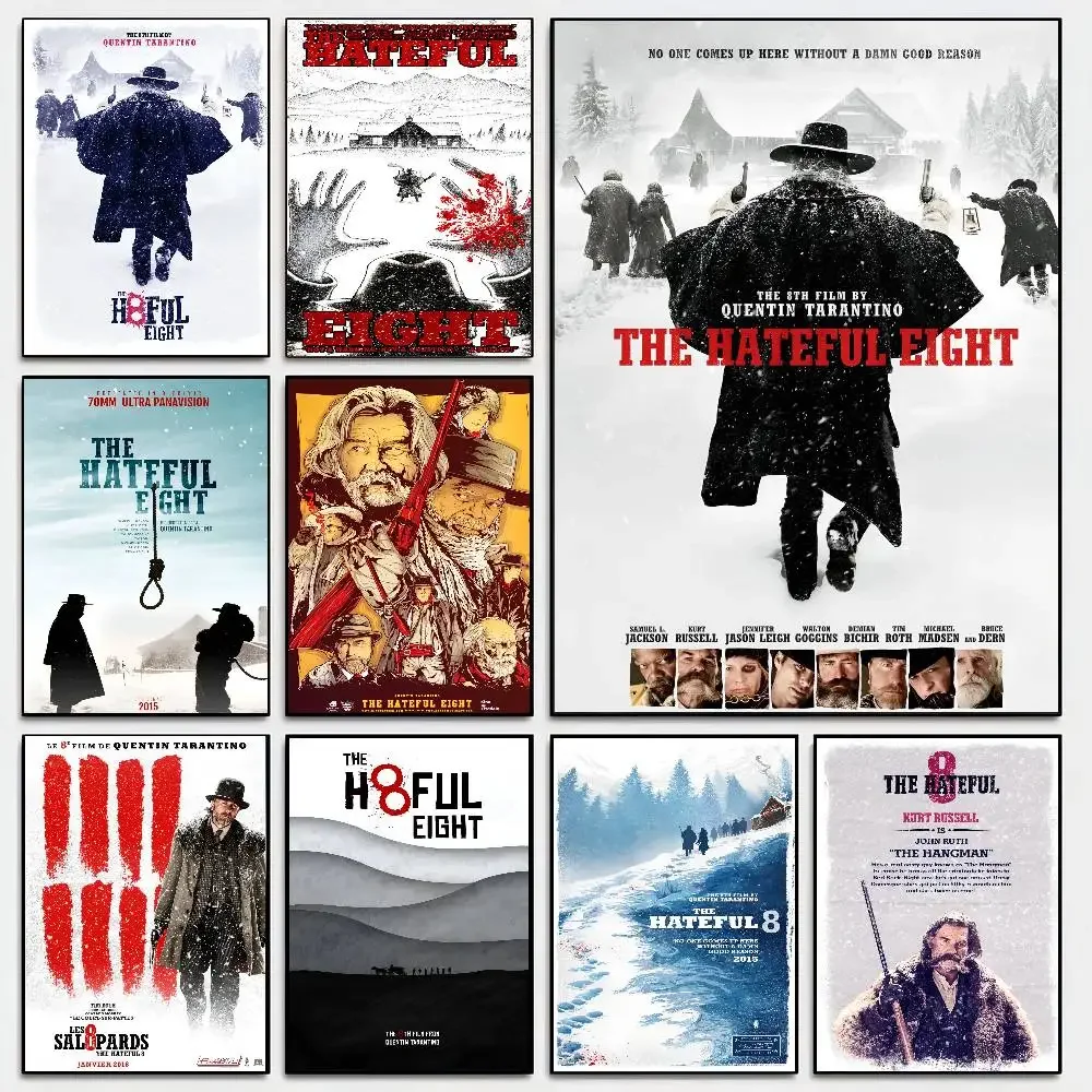 The Hateful Eight Classic Tv Poster Self-adhesive Art Room Entrance Restaurant Wall Decor Art Painting