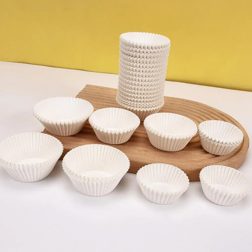 1000Pcs Muffin Cupcake Paper Oilproof Cupcakes Liner Baking Muffin Box Cup Cake Decorating Tools Muffin Wrap Cases