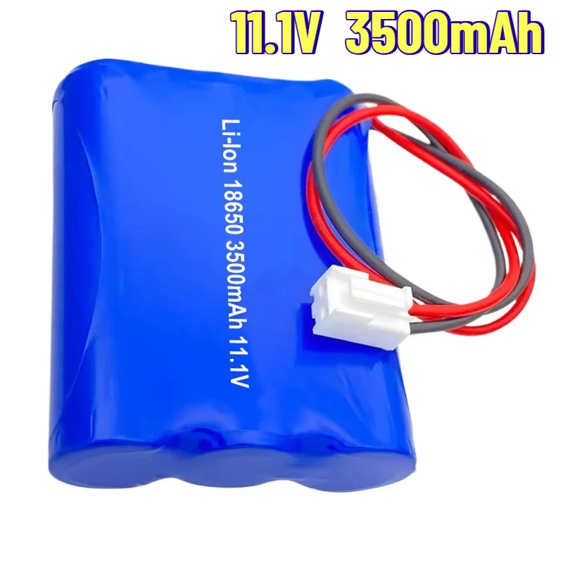 11,1 V 3500 mAh 18650 Li-Ion 3S1P Akku wiederaufladbare Batterien für Faszienpistole, Notlicht, Bluetooth-Lautsprecher usw.