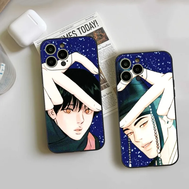 Painter of the Night Anime Phone Case FOR IPhone 14 13 11 12 Pro 8 7 Plus X 13 Pro MAX XR XS MINI Black Covers