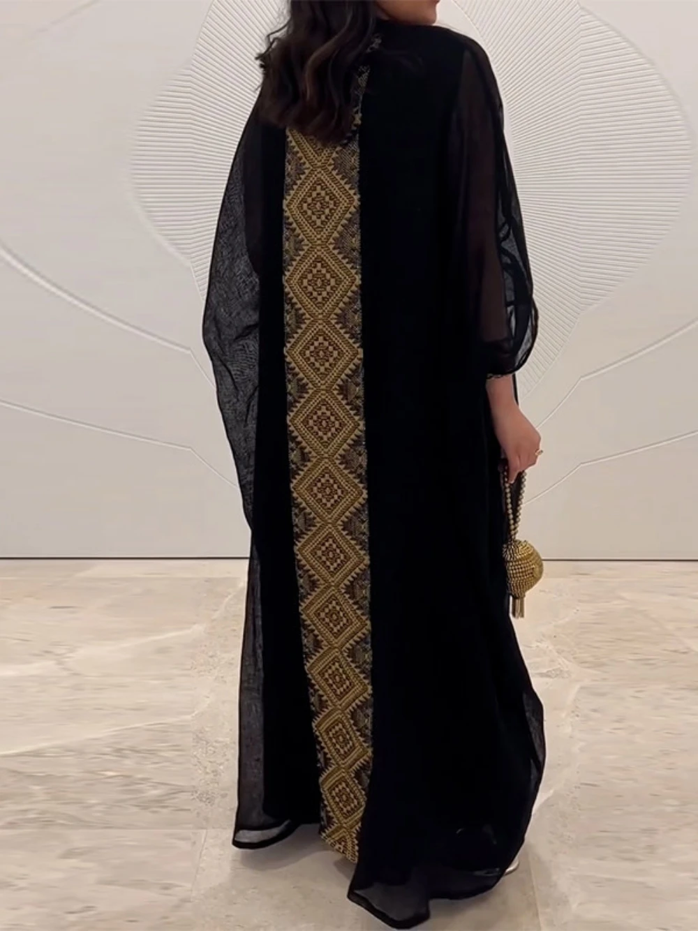Robe de soirée musulmane deux pièces avec des Appliques délicates, offre spéciale, Robe de soirée ample classique Takshita, quatre saisons, Robe de bal Caftan
