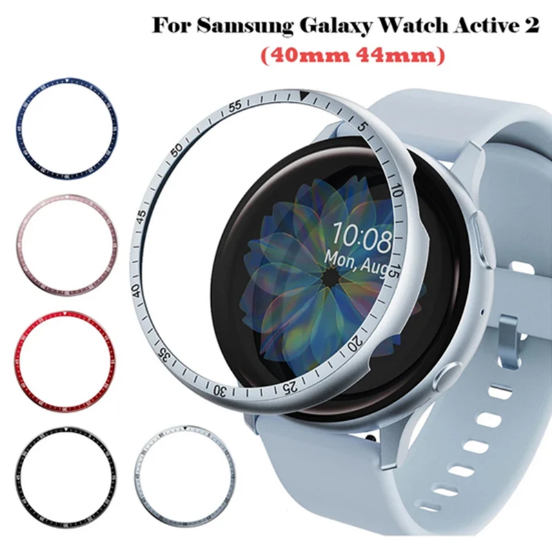 Metal Bezel Ring For Samsung Galaxy Watch Active 2 40mm 44mm Protection Case Cover Accessories