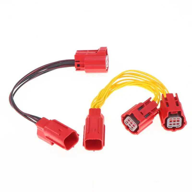 【CMO】1/2Pcs Suitable For Haojue Electronic Fuel Injection Motorcycle OBD Diagnostic Testing Famle/Male Plug DJ7065Y-0.6-11/21