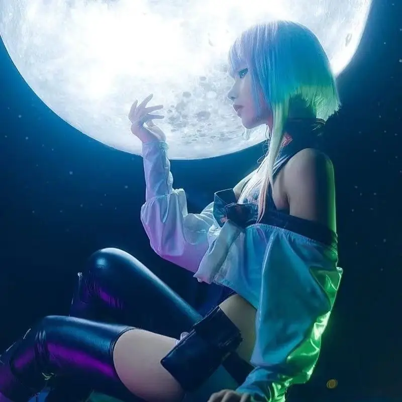 

Edgerunners Люси Косплей Костюм кролик девочка комбинезон наряды Хэллоуин карнавал костюм для женщин ролевые игры