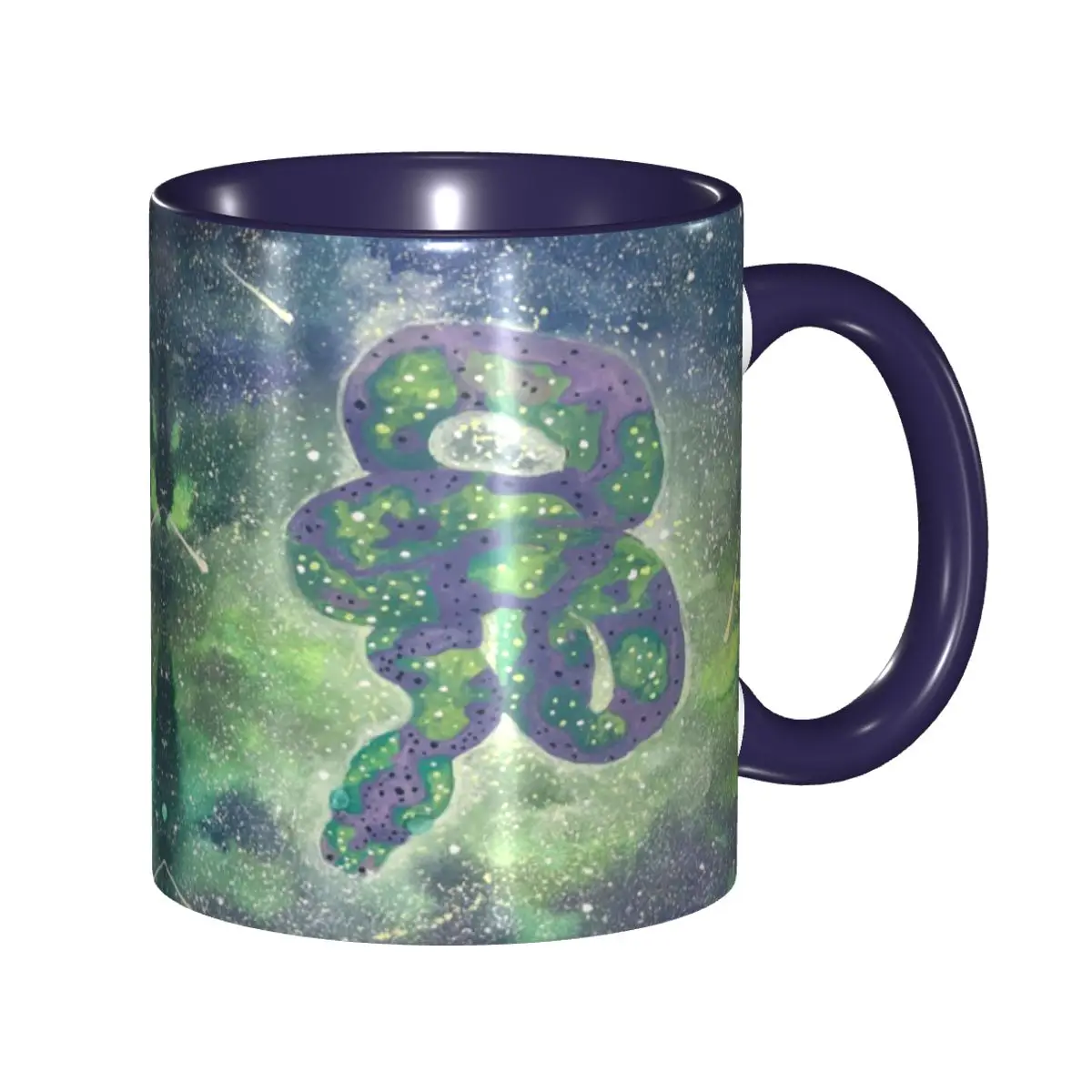

Snake Constellation Watercolour Mug Funny Ceramic Coffee Cups Tea Mugs Milk Cup Drinkware Gifts for Woman Man