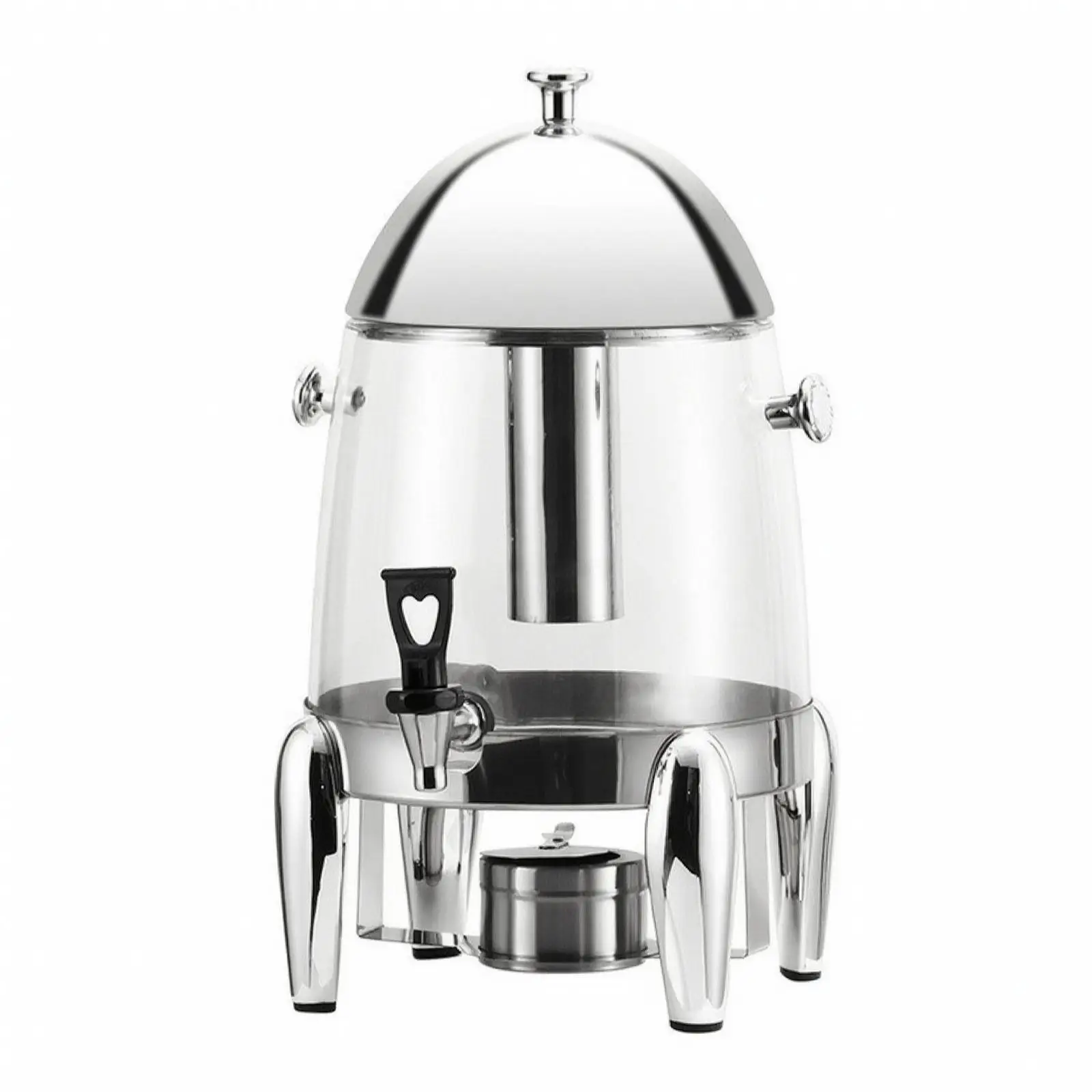 12 Liter Heated Drink Dispenser Stainless Steel Low Mess Tap for Buffet Catering Hotel Breakfast Beverage Bar