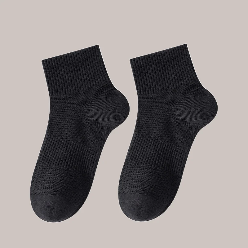 Calcetines de seda antideslizantes para mujer, medias invisibles de tubo medio, de corte bajo, de alta calidad, 5/10 pares