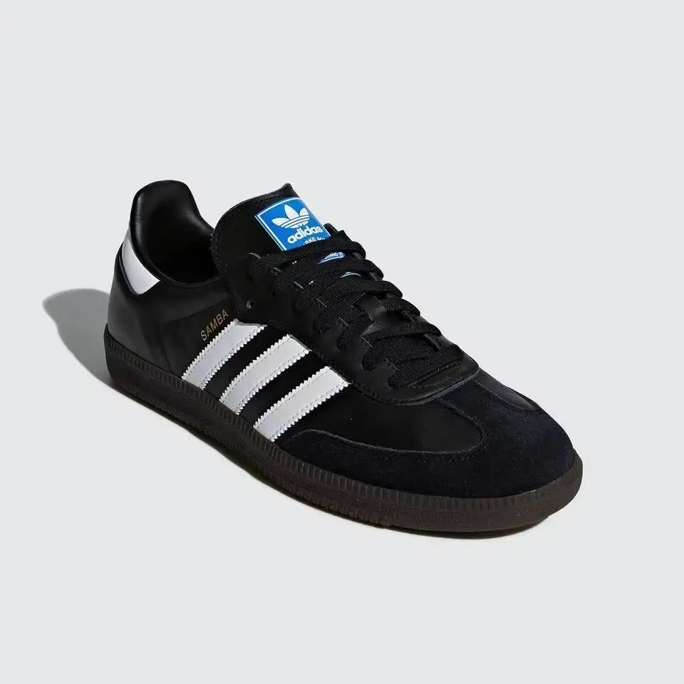 

2026 new Adidas Official Authentic SAMBA OG Clover Men's And Women's Casual Board Shoes B75807