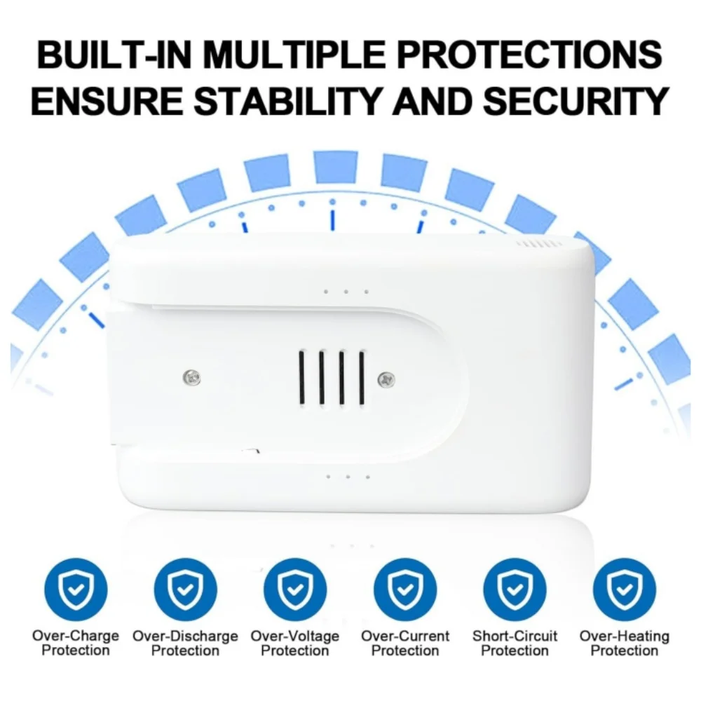 Batterie 25,2 V 5000 mAh 18650 pour aspirateur Xiaomi Mi/Dream G9/G10 – Remplacement haute capacité avec BMS