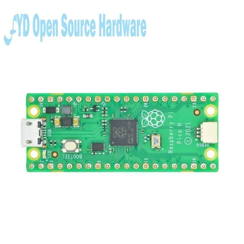 Raspberry Pi Pico or Pico W With Wireless WiFi Module Dual-Core ARM Cortex MO+RP2040 Microcontroller Development Board