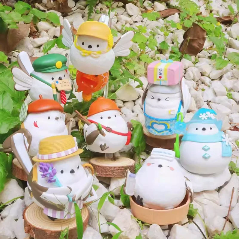 

Shimaenaga Sayuri Series глухая коробка Kawaii длиннохвостая таинственная коробка Коллекционная модель настольная декоративная игрушка детский подарок-сюрприз