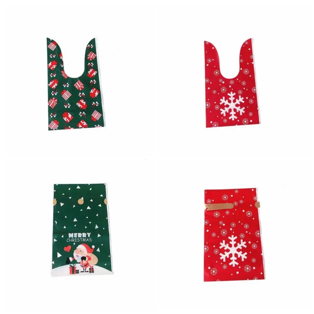 30 قطعة من أكياس حلوى الهالوين القابلة للطي، خدعة أو علاج ندفة الثلج، لوازم حفلات الهالوين، حقيبة هدايا اليقطين البلاستيكية للأولاد #3