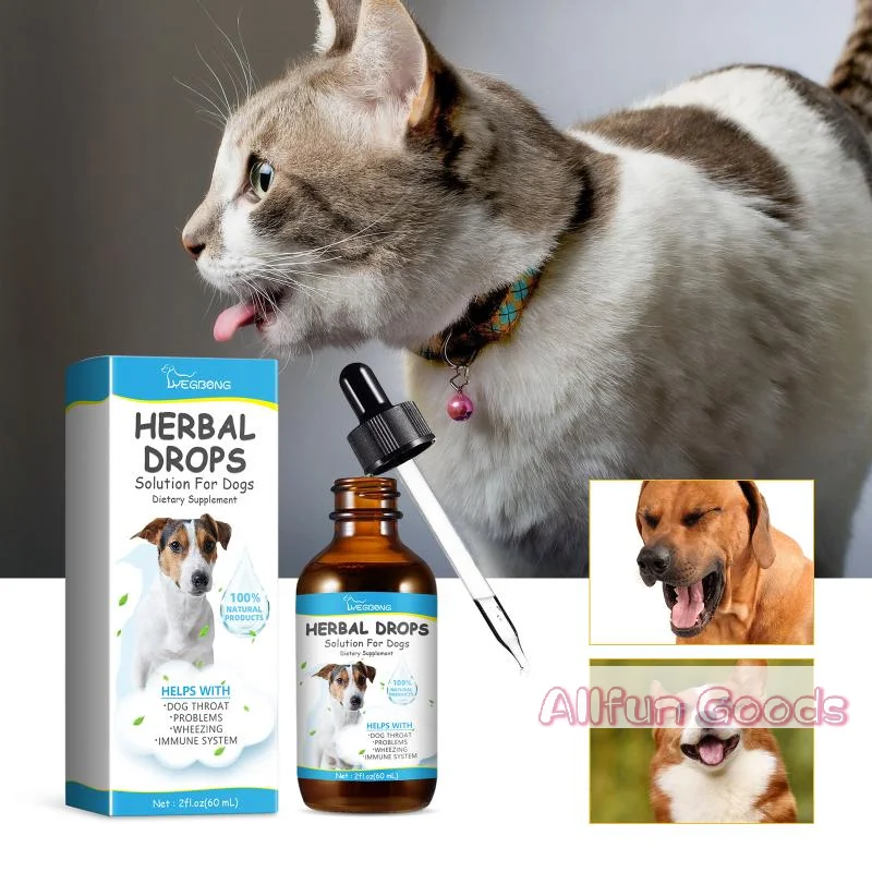 [TG835]Yegbong Pet Cough Herbal Drops Relief For Pet Cold Cough Runny Nose Soothe Discomfort Care Supplement