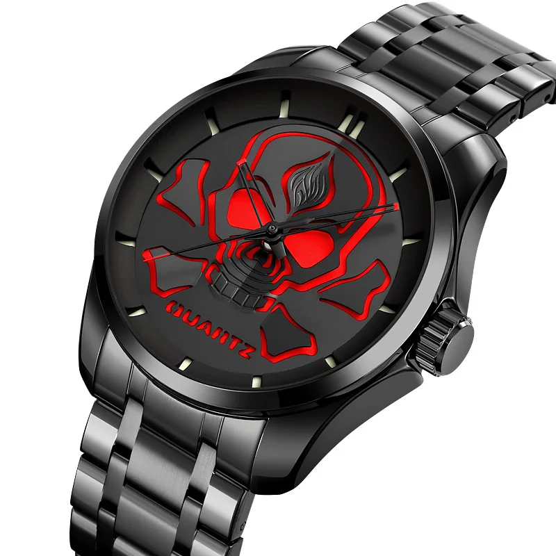 SKMEI 9358 New Casual Cool Premium Quartz Watch Men's Waterproof Sports Exquisite Unique Design Men's Watch Relógios Masculino