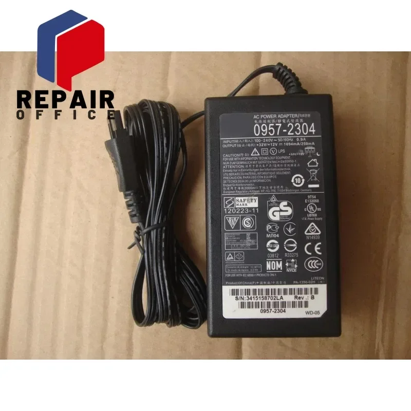 1 X 0957-2304 AC Adapter Charger Power Supply for HP Officejet 6100 6600 6700 7525 7110 7610 7612 3610 3620 Photosmart 7510 7515