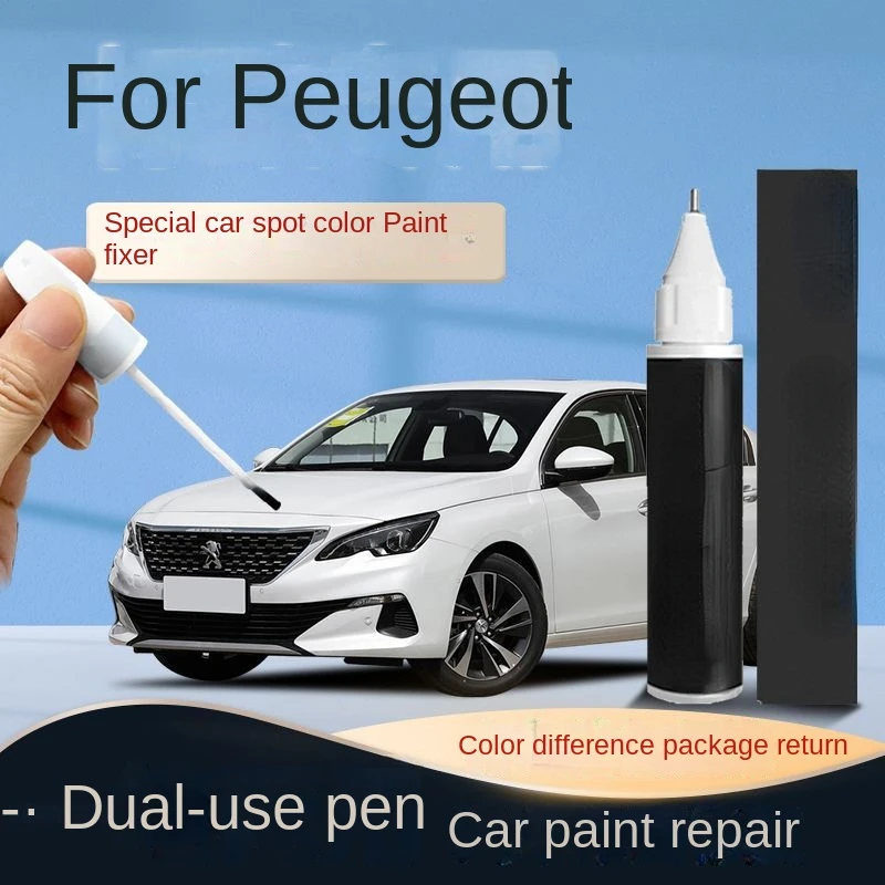 Suitable for Peugeot 408 Peugeot 508l touch-up pen Pearl white touch-up paint 4008 accessories 308 original car paint repair car