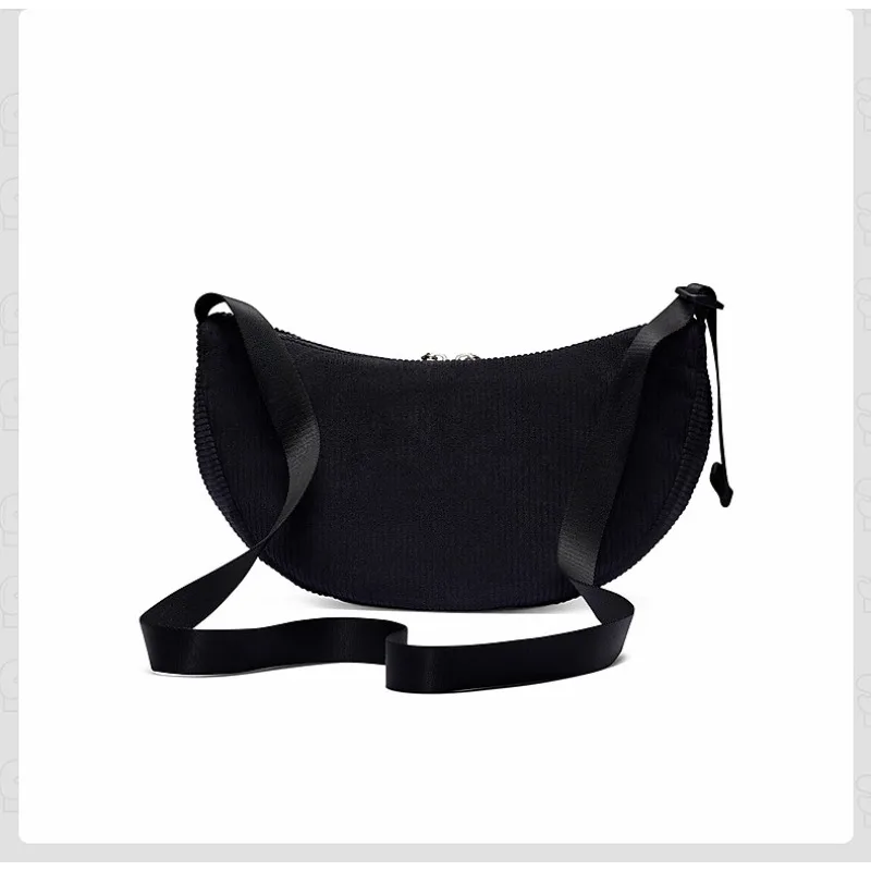 Nike Men's and Women's Bags 2026 New Crescent Bag Sports and Leisure Shoulder Bag Satchel IH2122-010