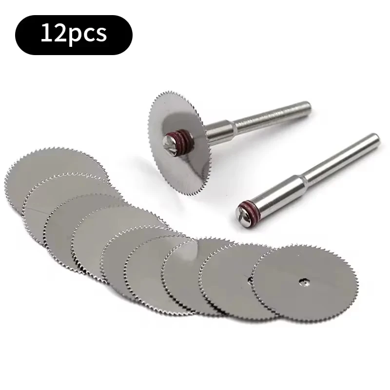 12 PCS Small Saw Blades Circular Saw Blades Wood Plastic Pvc Pipe Electric Grinder Hand Electric Drill Accessories