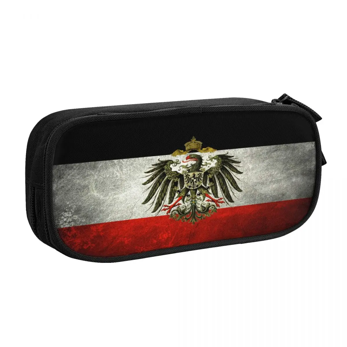 Custom Cute German Empire Flag Germany Pencil Case for Girl Boy Large Storage Pencil Pouch School Supplies