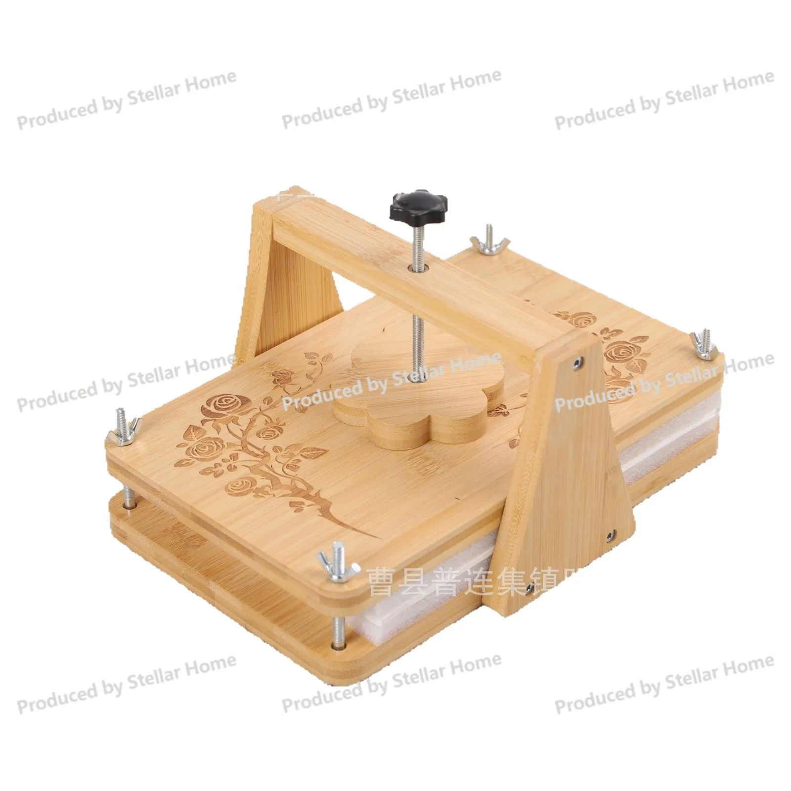 Solid Wood Embossing Board Simple Dried Flower Embossing Tool Detachable Plant Specimen Making Tool Wooden Book Press