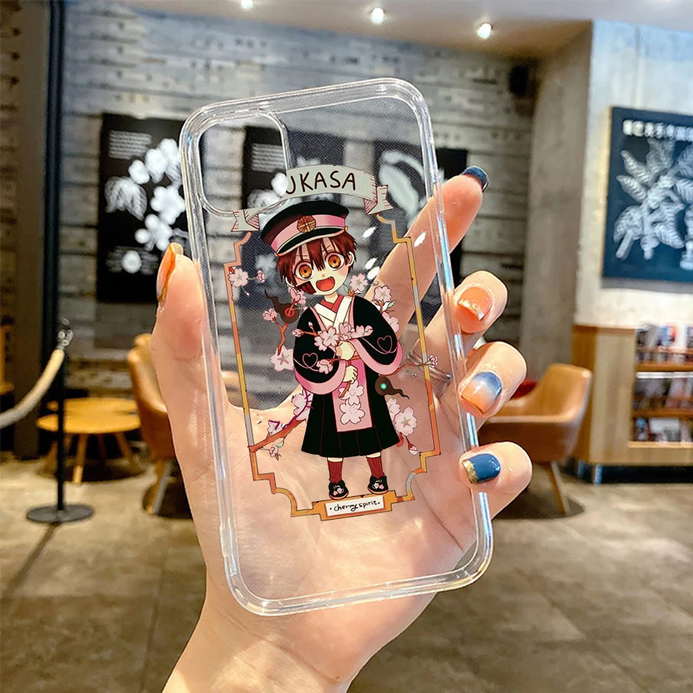 Toilet-bound Hanako-kun Anime Transparent phone case for iPhone 15 14 11 12 13 mini pro XS MAX 8 7 6 6S Plus X SE XR