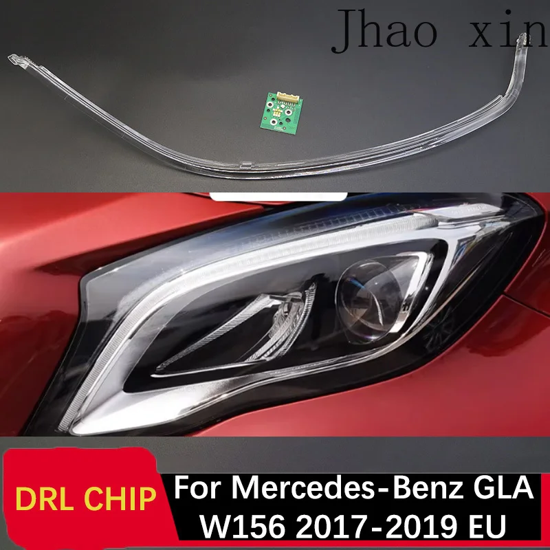 

Light Guide Strip Ballast Angel Eye for Mercedes-Benz GLA W156 White Light 17-2019 EU Car Headlights DRL CHIP Tube Circuit Board