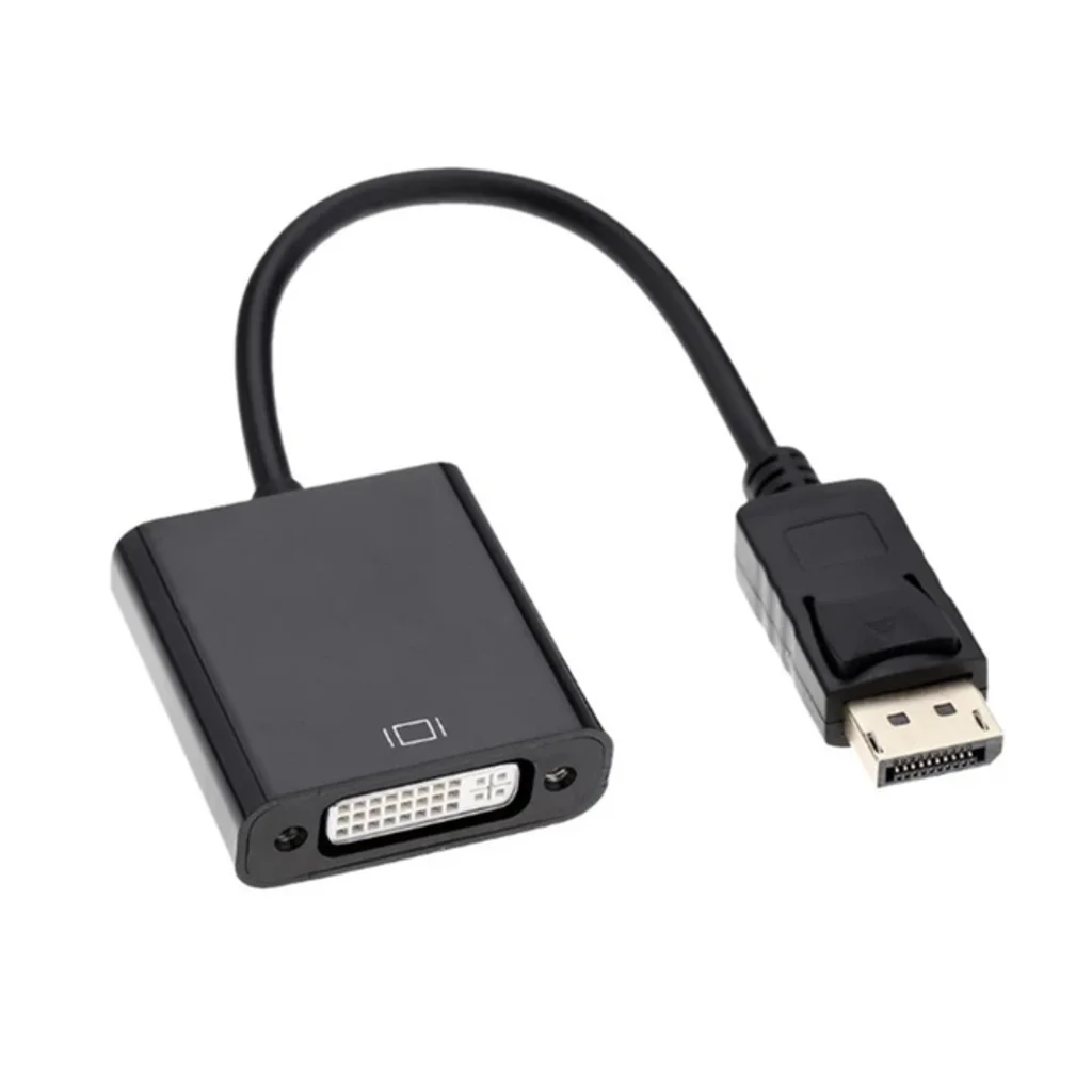 

Адаптер DisplayPort 1080P DP-DVI, Кабель-адаптер с портом дисплея на DVI, переходник «штырь-гнездо» для мониторов и проекторов