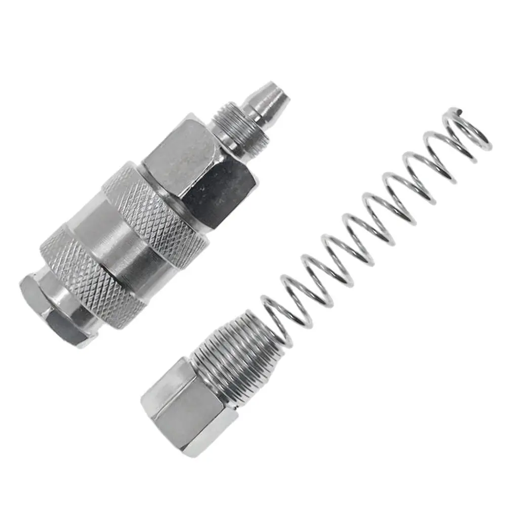 1Pcs with Protective Spring Pneumatic Quick Coupling Iron Plated Nickel Standard EU Quick Connector SP PP 20 30 40