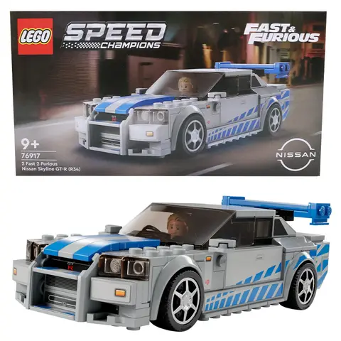 LEGO 76917 Campioni di velocità 2 Veloce 2 Furioso Nissan Skyline GT-R (R34)
