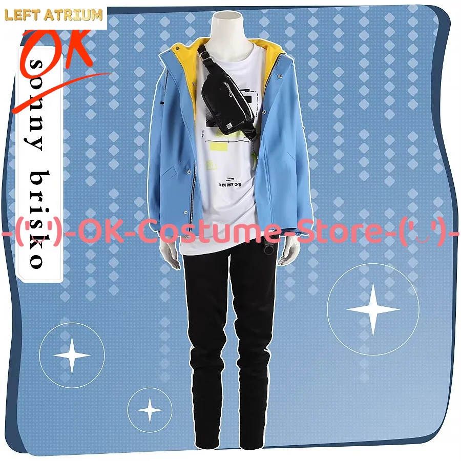 

[Customized Size] Virtual YouTuber Sonny Brisko Cosplay Costume Anime Character New Outfit Halloween Carnival Party Uniform Suit