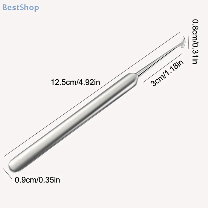 Rimozione di punti neri Estrattore di comedoni Rimozione per imperfezioni Rimozione di punti bianchi Cura della pelle del viso con scatola Strumento per aghi per l'acne