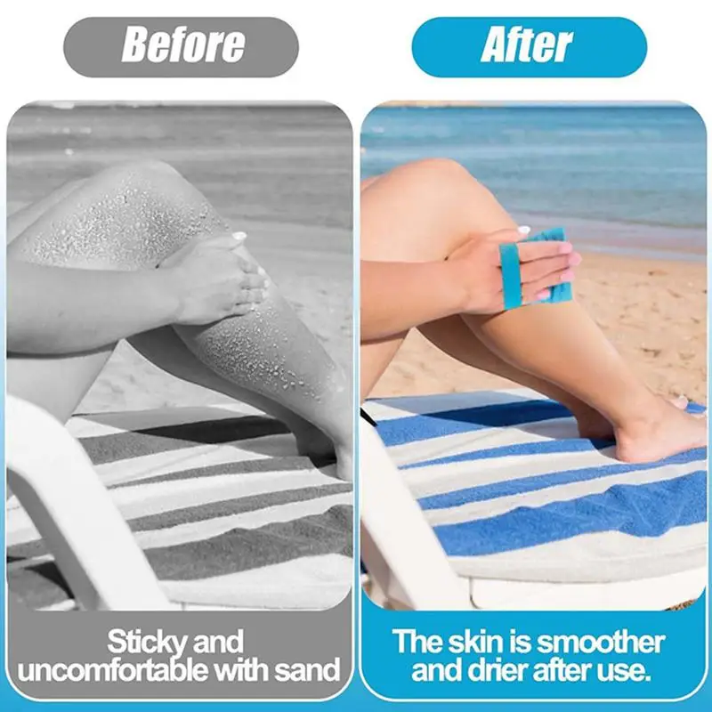 Outdoor Beach Sand Removal Bag Wipe Off Velvet Sand Body Cleaner Sand Removal
