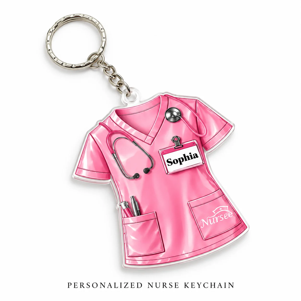 Customized Nurse Keychain - Pe - Stethoscope review and price