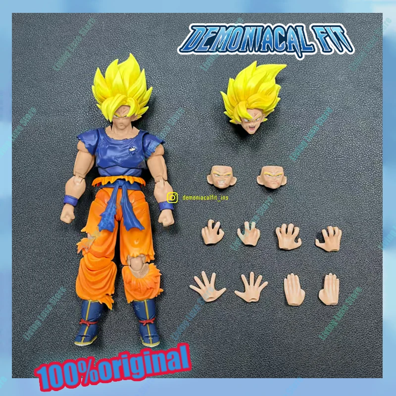 

New Demoniacal Fit Son Goku Figure Dragon Ball Z SHF Goku Figurine Fury Awakening Anime Action Figures Model Toy Gift