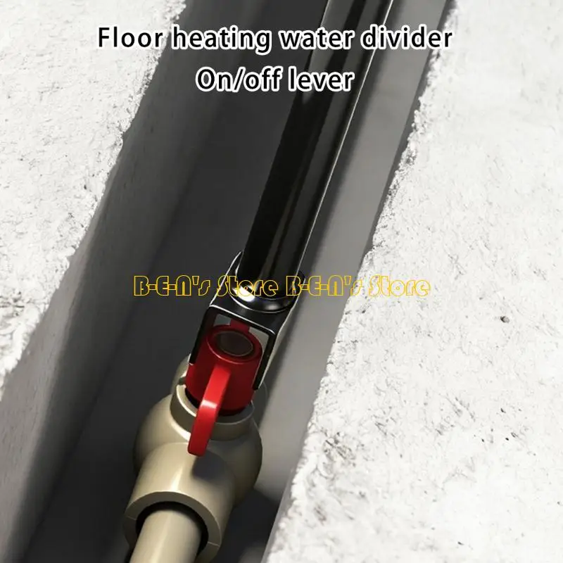 Y1AD 21Mm T-Handle Wrench Underfloor Heating Manifolds Wrench Adjusting Tool for Valves Adjustment and Maintenance