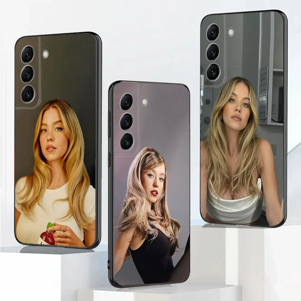 Actress S-Sydney Sweeney Phone Case For Samsung Galaxy A20,A21s,A22,A31,A32,A52,A53,A72,73,A80,A91 Soft Black Cover