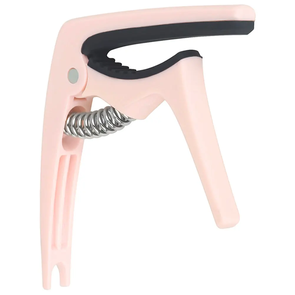 Guitar Capo Universal Tuner Clip ABS Material Adjustable Tension Lightweight Capo for Acoustic Electric Guitar