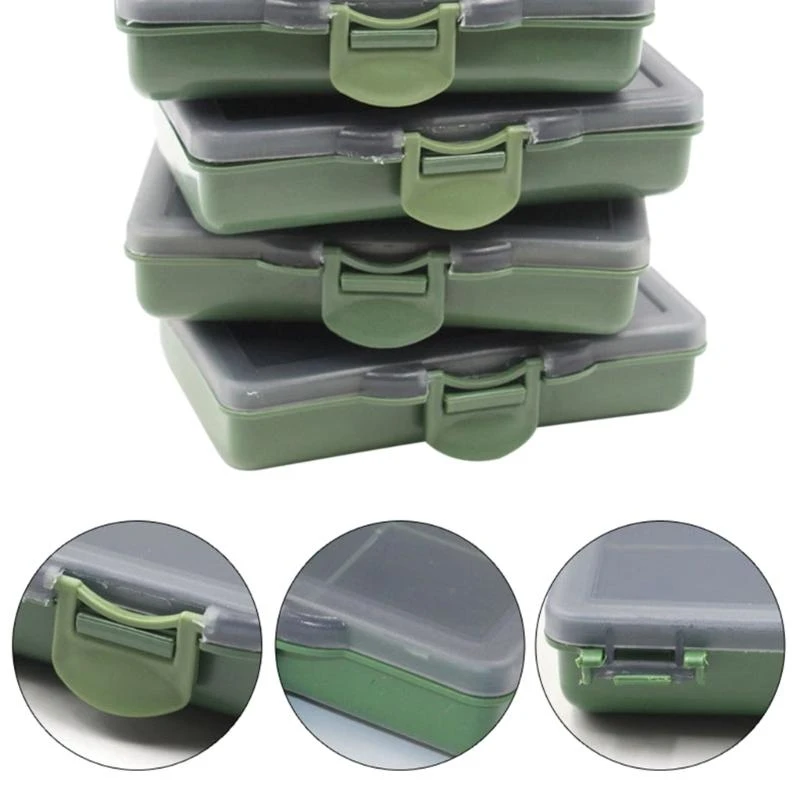 

1-8 Compartment Small Storage Box Flying Fishing Tackle Box Fishing Spoon Hook Baits Storage Box Fishing Accessories