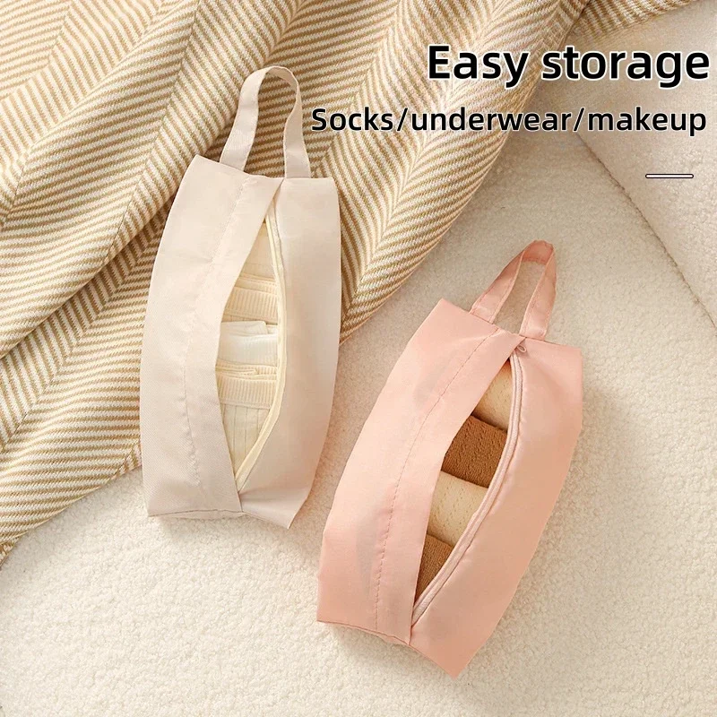 Portable Travel Underwear Storage Bag Underwear Socks Sorting and Packaging Baghand-held Clothes and Miscellaneous Storage Bag