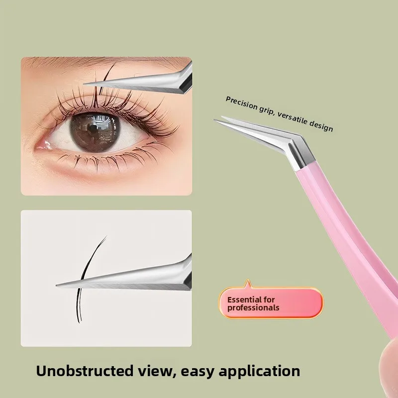 التدرج كاذبة ملاقط رمش جولة رئيس دولفين الذهبي ريشة عالية الدقة رمش تطعيم أدوات للاستخدام العالمي