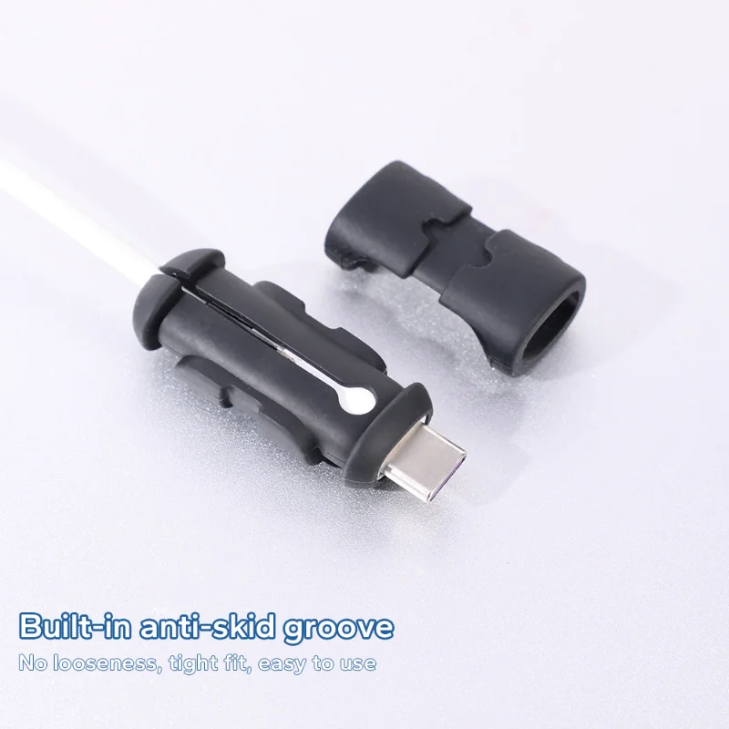 For Type C charger Cable Protector USB C Charger Cord Protector Data Cable Protection Sleeve Cable Wrap Saver USB Cable Chompers