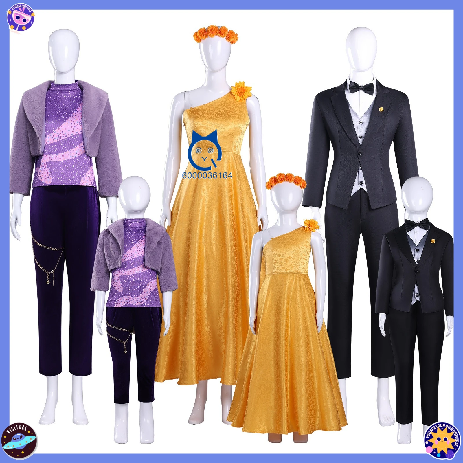 

Movie Cosplay Costume Anime Judith/Nick /Gazelle Role Playing Fashion Uniform Suits Men Women Adult Child Comic Con Halloween