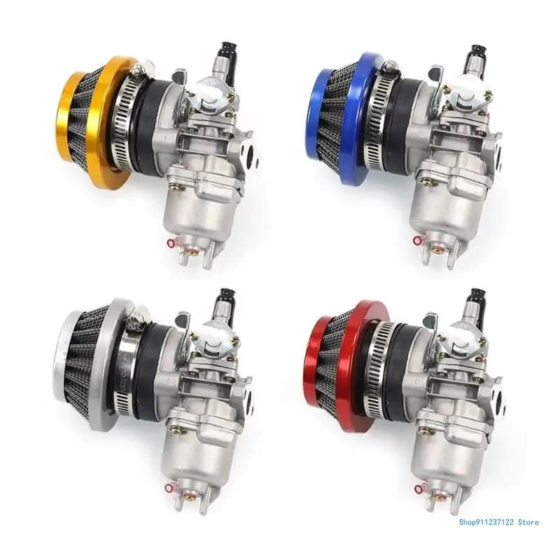 Durable Engine Carb Carburetor with Air Filter 2 Stroke for 47cc 49cc Mini Quad ATV Dirt Pocket Bike Motorcycle