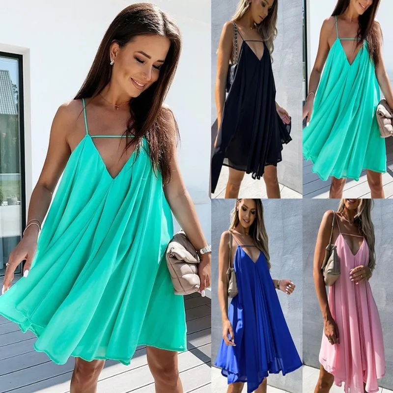 

Women Dresses 2024 Mini Dress Woman Summer Sleeveless Short Dresses Sexy Daring Backless Beach Holiday Dresses Women Clothing