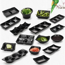 Melamine Seasoning Dish Plastic Hot Pot Dipping Bowl Sauce Separate Grid Plate Spice Soy Vinegar Dishes Kitchen Tableware