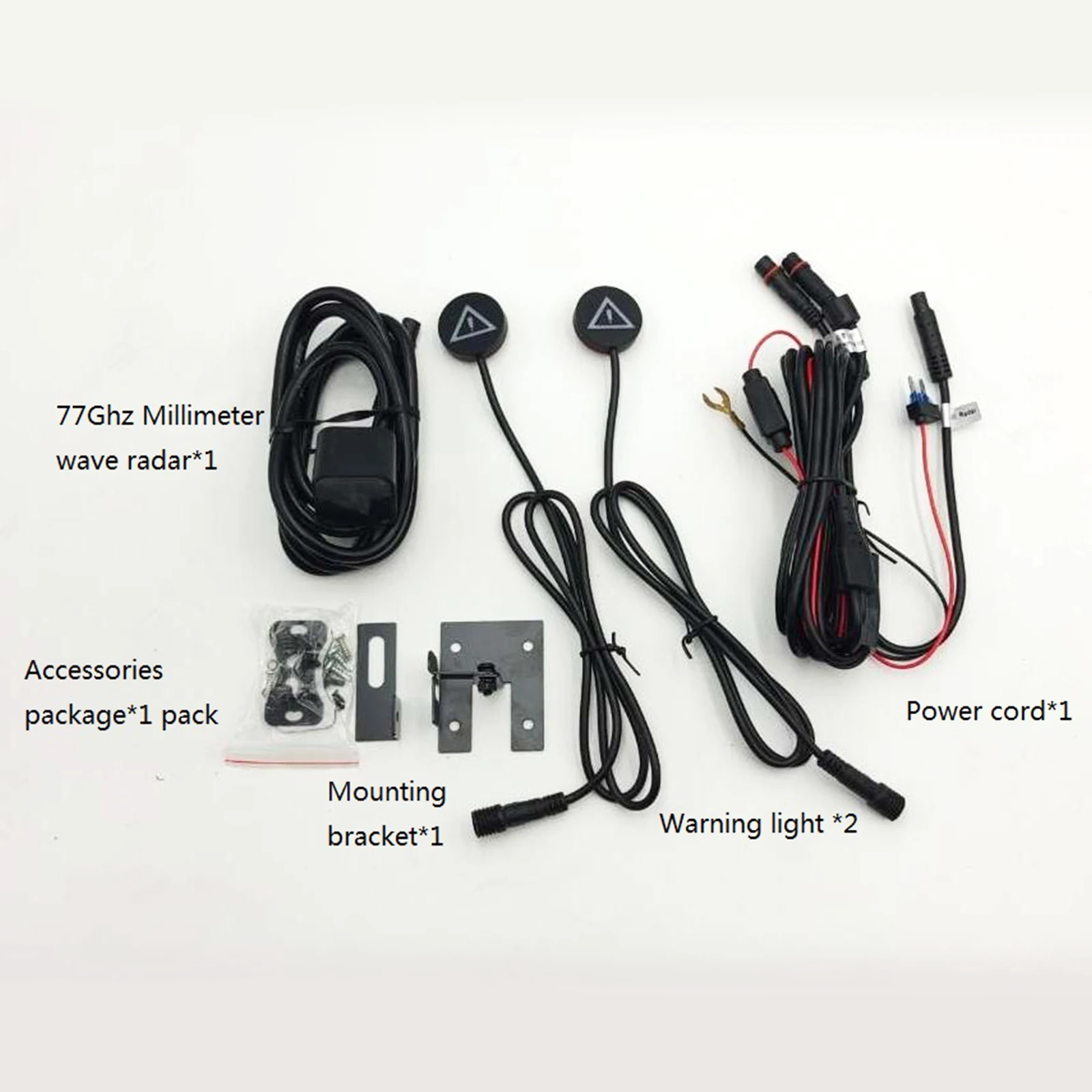 

Motorcycle BSD Blind Spot Detection System 77Ghz Millimeter Wave Radar Reversing Sensor Change Lane Safe 50m Range