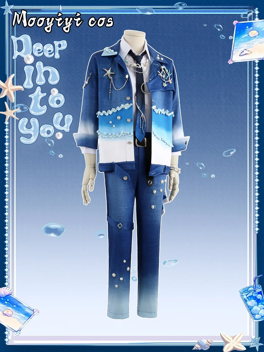 ES Souma Kanzaki Cosplay Costume Halloween Christmas Comic Costume Game Ensemble stars customized 10th anniversary Newly - view 2