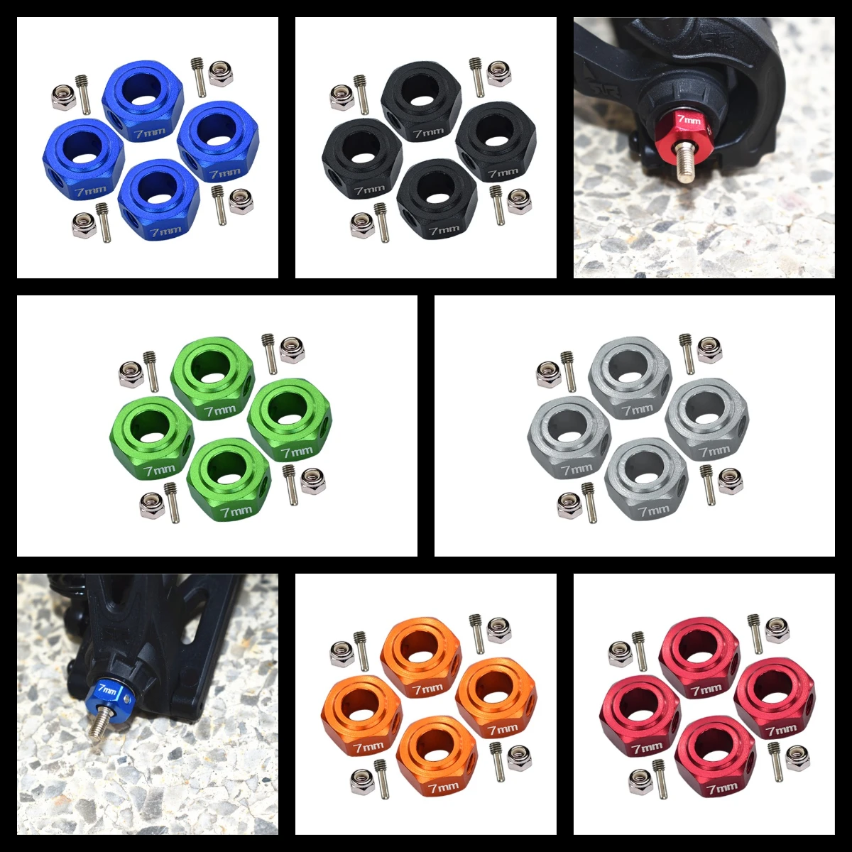 

GPM Alloy Hex Adapter For ARRMA Granite Big Rock Senton Vendetta Vorteks